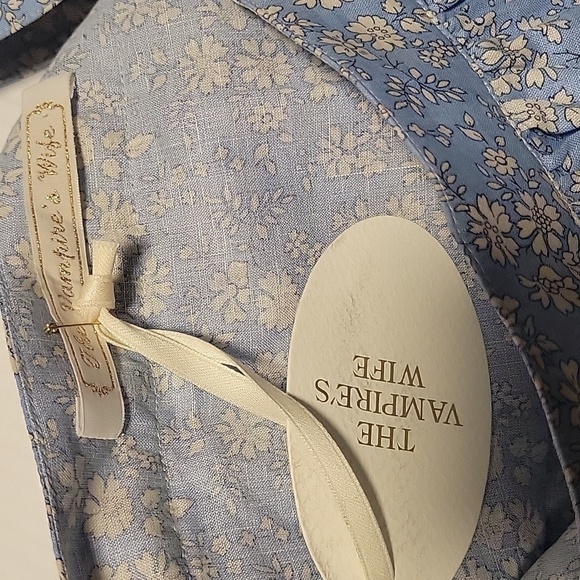 The Vampire's Wife The Cry Baby Ruffled Floral-Print Mini Dress (UK 12) - Picture 9 of 13